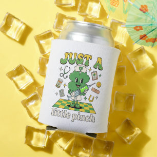 Porta-lata Apenas Um Pouco de Shamrock Enfermeira Dia de São