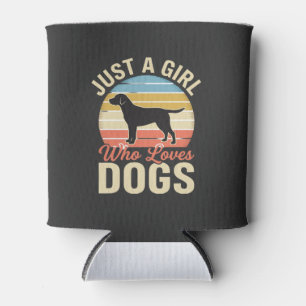 Porta-lata Apenas uma Garota que Ama Cachorros Amante de Cach