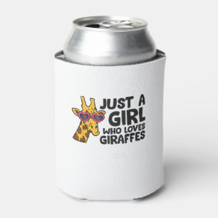Porta-lata Apenas uma garota que ama girafas _3