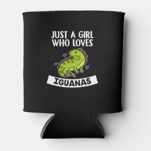 Porta-lata Apenas Uma Menina Que Ama Iguanas Cute Lizard Igua