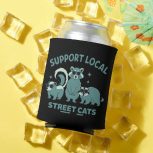 Porta-lata Apoio ao Gato de Rua Fun Raccoon Gambá