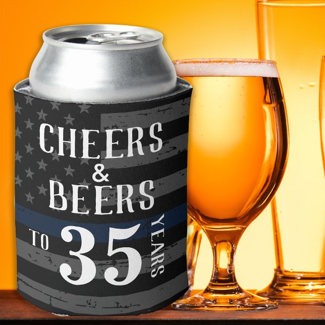 Porta-lata Aposentação Personalizada da Linha Azul de Cheias (Criador carregado)