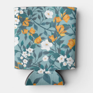 Porta-lata Apple Floral: Um Padrão De Sangue Motif.