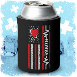 Porta-lata Apreciação da Enfermeira de Herói da Bandeira Amer