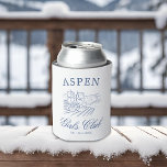 Porta-lata Après Ski Com A Noiva Para Ser Bach Weekend<br><div class="desc">Este design apresenta um texto ousado moderno,  vibrações de neve com elementos desenhados à mão.</div>