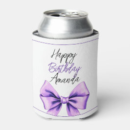 Porta-lata Aquarela Arco Roxo Doce 16 Aniversário