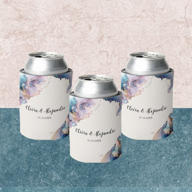 Porta-lata Aquarela Cósmica Pode Resfriar (Criador carregado)