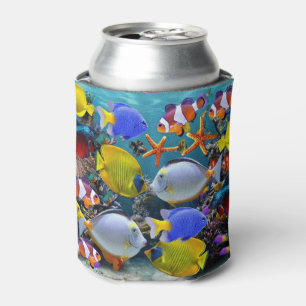 Porta-lata aquário de pesca de peixes tropicais