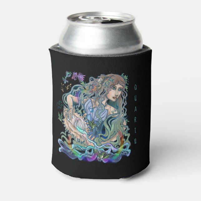 Porta-lata Aquarius Zodiac (Can Back)