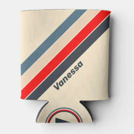 Porta-lata Arco-Íris Náutico Retroativo com Risca com Nome