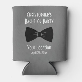 Porta-lata Arco Tuxedo Tie Weding Favor de Festa de Bachelor