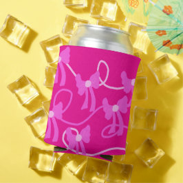 Porta-lata Arcos Desenhados à Mão Rosa Amantes