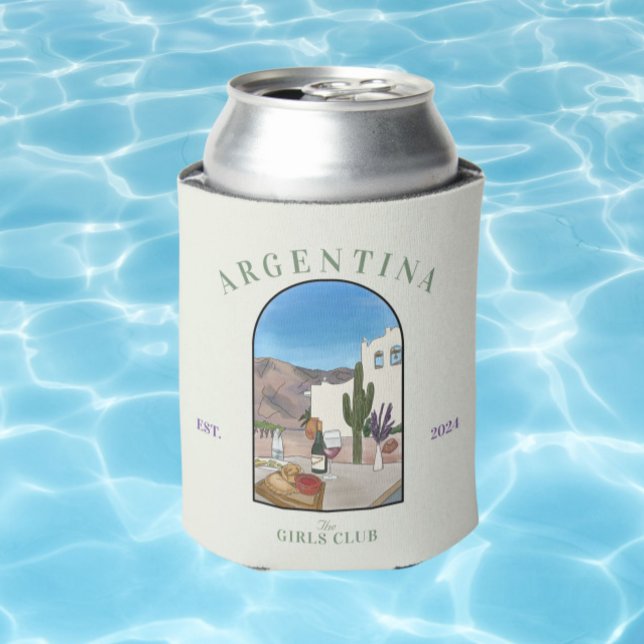 Porta-lata Argentina Bachelorette Girls Club pode resfriar (Criador carregado)