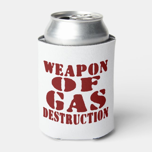 Porta-lata Arma De Destruição De Gás (Can Front)