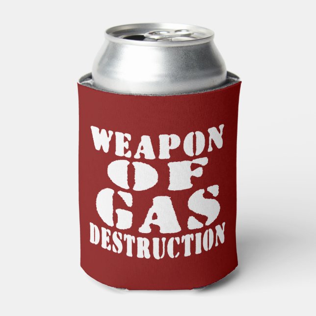 Porta-lata Arma De Destruição De Gás (Can Front)