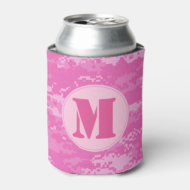 Porta-lata ARMY ACU cor-de-rosa Camo Koozie (Can Front)
