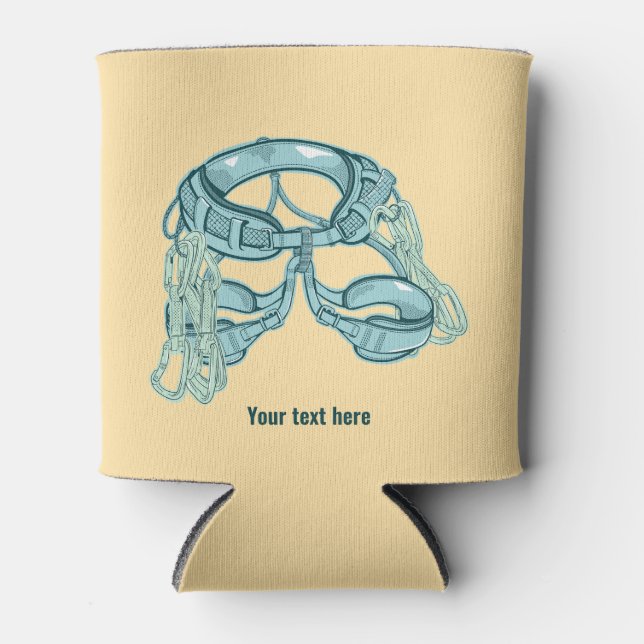 Porta-lata Arnês de escalada com desenhar rápidos (Frente)