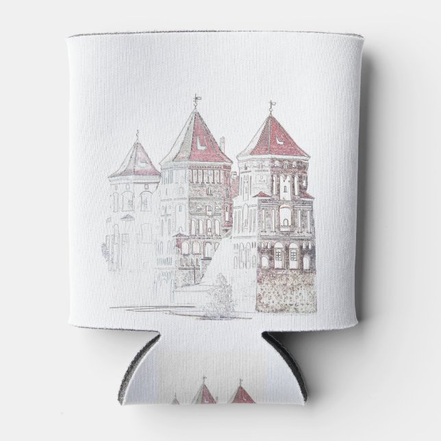 Porta-lata Arquitetura do Castelo de Belarus Mir (Frente)