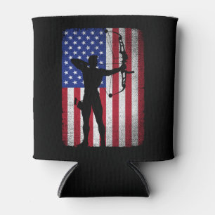 Porta-lata Arranjo De Bandeiras Americanas Para Archer Hunter