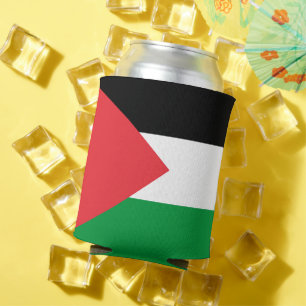 Porta-lata Arrefecimento com a bandeira da Palestina