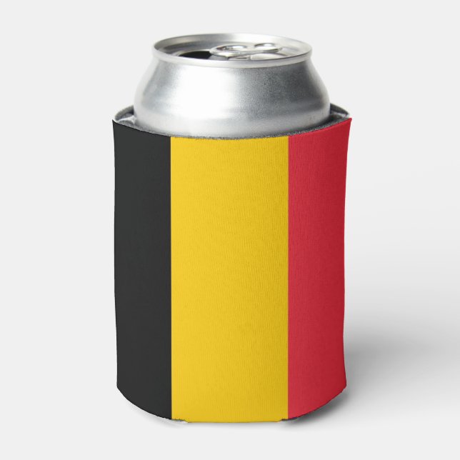 Porta-lata Arrefecimento com bandeira da Bélgica (Can Front)