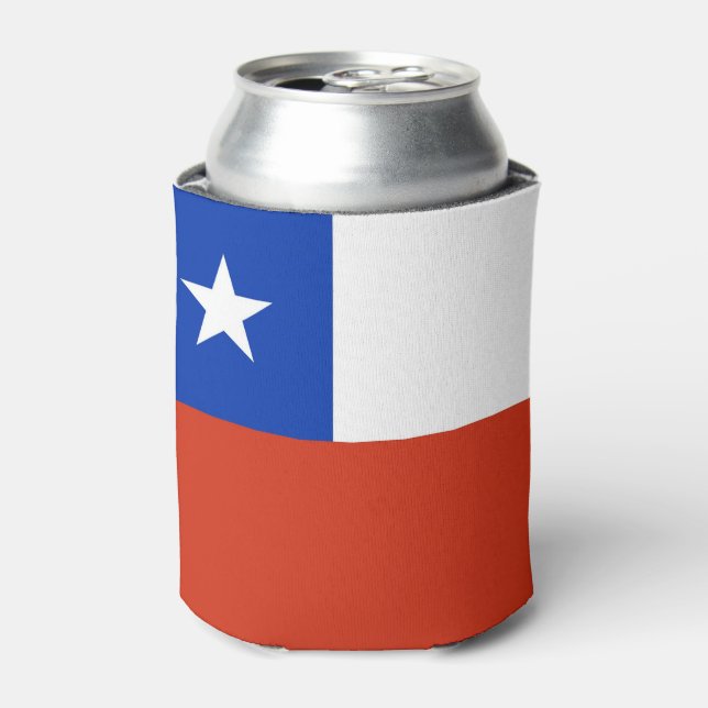 Porta-lata Arrefecimento com bandeira do Chile (Can Front)