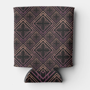 Porta-lata Art Deco Black-Dourado Elegance