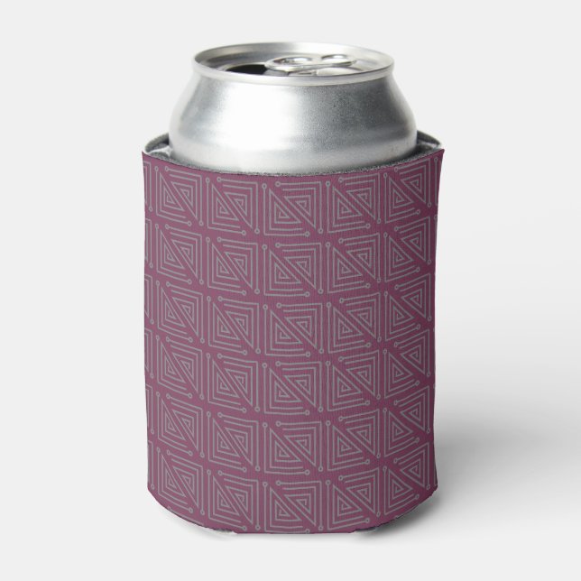 Porta-lata Art Deco Cinza Maze (Can Front)