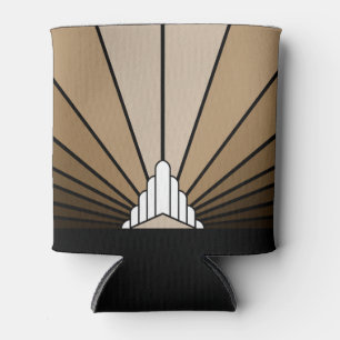 Porta-lata Art deco sun em tan Cooler