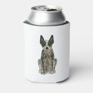 Porta-lata Arte ACD - Cão Azul Heeler