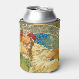 Porta-lata Arte Alphonse Mucha Art Nouveau Princesa Hyacinth