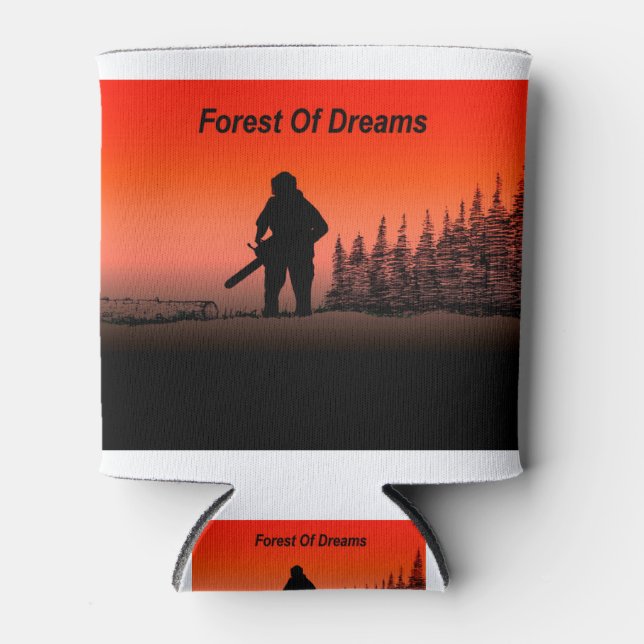 Porta-lata Arte Arborista Árvore Cirurgiã Chainsaw Paisaw (Frente)