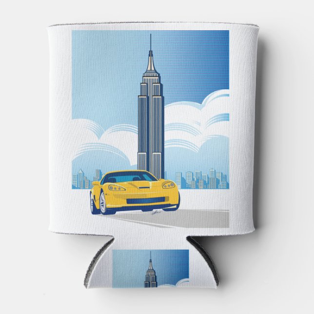 PORTA-LATA ARTE AUTOMÓVEL DE VETTE ELEGANTE (Frente)