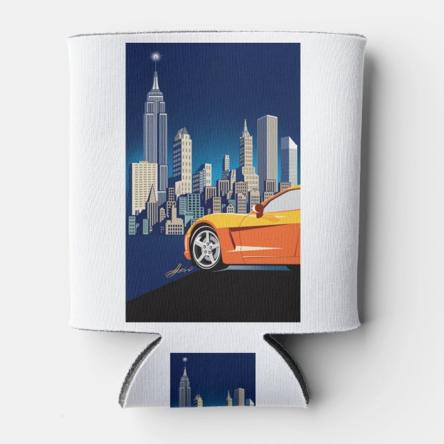 PORTA-LATA ARTE AUTOMÓVEL DE VETTE ELEGANTE (Frente)