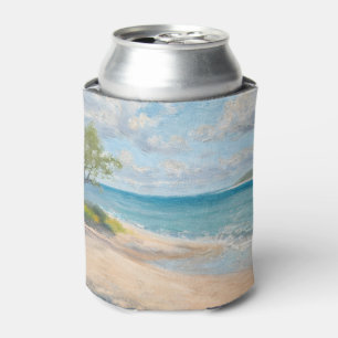 Porta-lata Arte Costeira Brisa Impressão de Praia