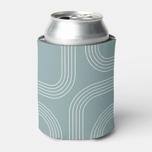 Porta-lata arte de linha do estilo do Meio século abstrato (Can Front)