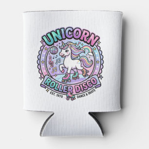 Porta-lata Arte de Marketplace Pronta para POD Unicorn Roller