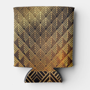 Porta-lata Arte Deco: Fundo de Moda 3D.