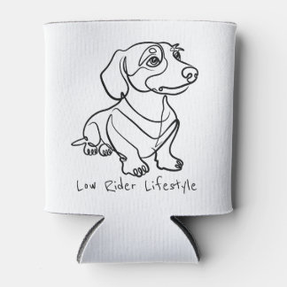 Porta-lata Arte em Linhas de Dachshund - Estilo de Vida Low R