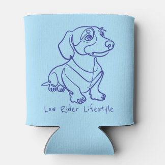 Porta-lata Arte em Linhas de Dachshund - Estilo de Vida Low R