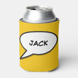 Porta-lata Arte Pop Personalizado Balão de Fala de Quadrinhos