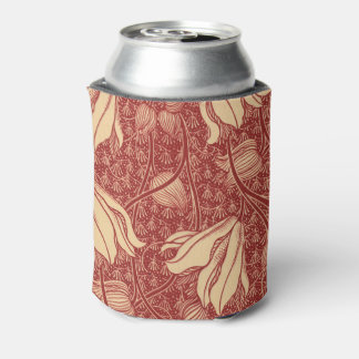 Porta-lata Arthur Wilcock O Lírio Vintage Floral Padrão Verme