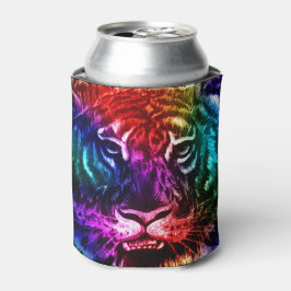 Porta-lata Artsy Rainbow Tiger