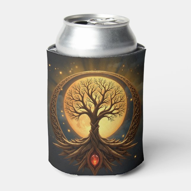 Porta-lata Árvore da Vida – Iluminação ao Luar (Can Front)