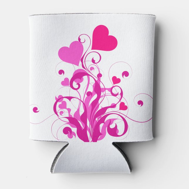 Porta-lata Árvore de Corações de Amor-25053 (Frente)