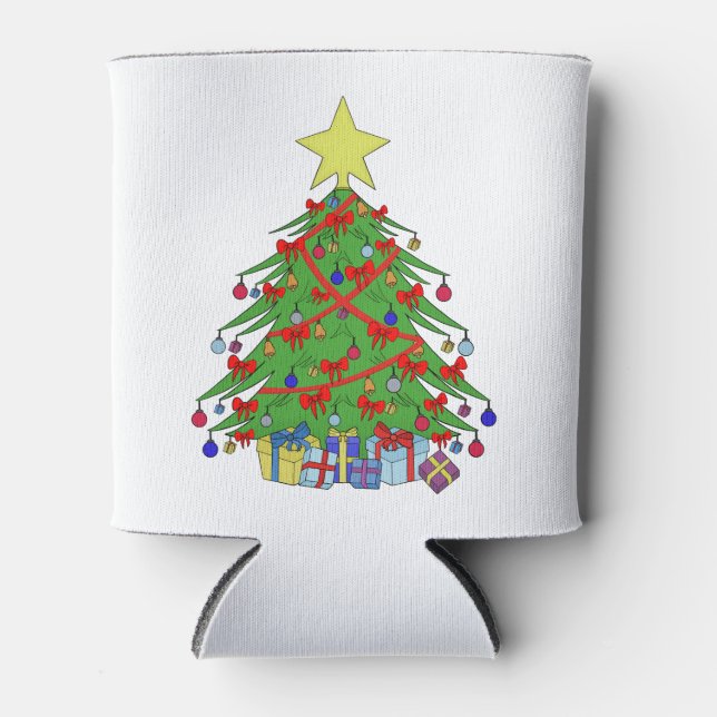 Porta-lata árvore de Natal (Frente)