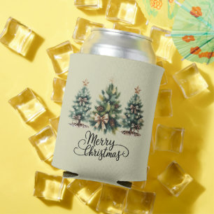Porta-lata Árvore de Natal Alegre Leopardo Laço Coquette Nata