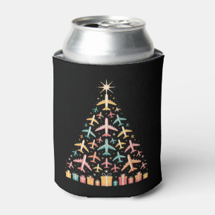 Porta-lata Árvore de Natal de Avião Natal Férias Aviação