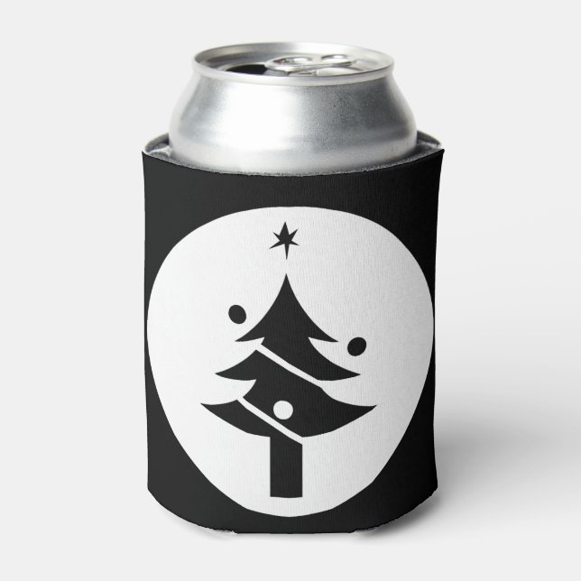 Porta-lata Árvore de Natal em círculo (Can Front)