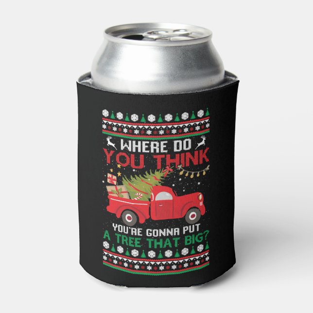 Porta-lata Árvore de Natal Feia Suor de Natal (Can Front)